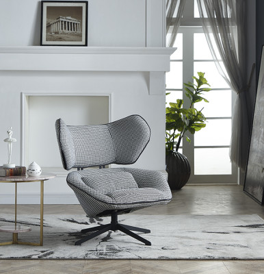 Salón de lujo Club de televisión Asiento tapizado Diseño Sillón Sofá Relax Tela