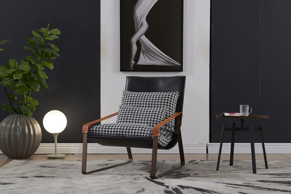 Silla Diseño Sofá Sofá Relax Cuero Salón Club Tapizado Asiento Lujo Televisión