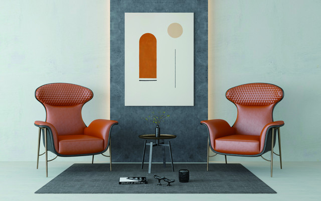 Diseño Sillón Sala Club Silla televisión Sillas Relajarse Conferencia Oficina Nuevo Metal