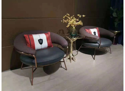 Diseño Sillón Lujo Silla Tapizado Cóctel Relax Bar Salón Club Sillas Muebles