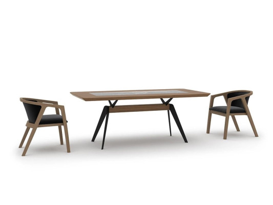Mesa de comedor de lujo completa con 4 sillas decoración diseño moderno
