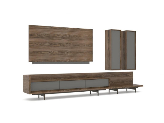 Mobiliario de salón, soporte de TV, armario de pared completo, marco de TV, diseño de interiores.