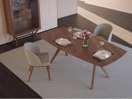 Comedor conjunto de mesa y sillas de comedor de lujo moderno diseño