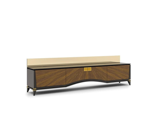 Diseño moderno de soporte de TV para sala de estar Mueble de TV de diseño moderno de madera nueva