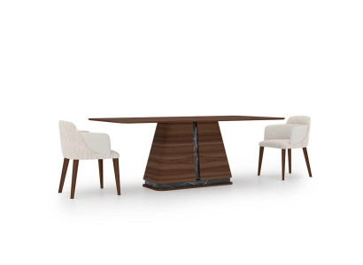 Muebles de comedor Mesa de comedor de lujo Diseño moderno Mesa de madera Nueva decoración