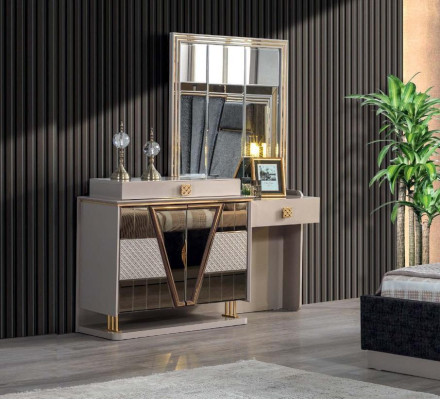Moderna mesa de maquillaje muebles de lujo espejo Nuevo la decoración del dormitorio