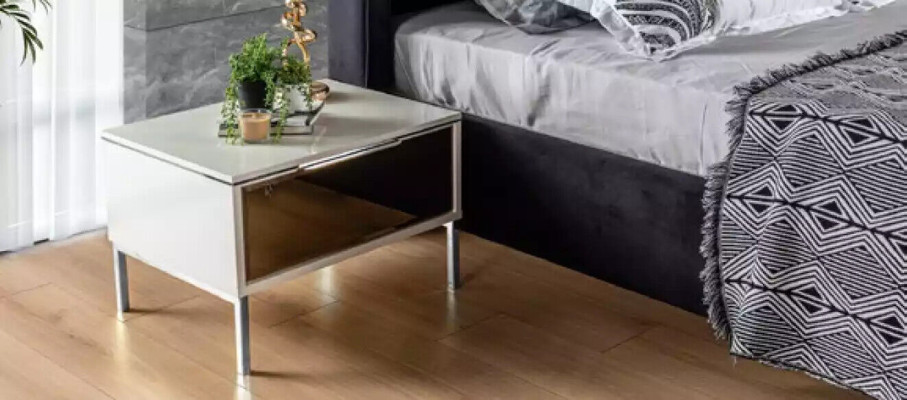 Dormitorio Cama 2x Mesitas de noche Muebles de lujo 3 piezas Moderno Camas Nuevo