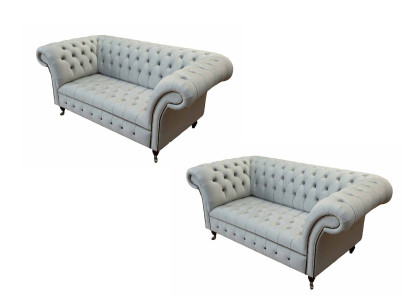 Chesterfield conjunto de sofás de lujo diseño sofá tapizado sofá asiento conjunto