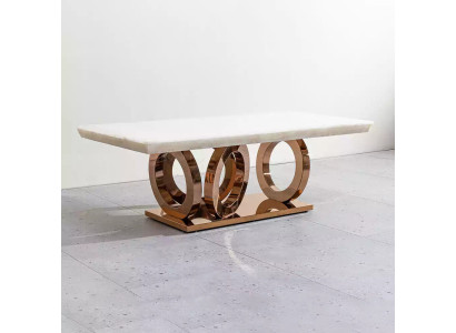 Mesa de centro de metal para sofá mesa auxiliar rectangular de mesa de sofá