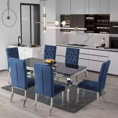 Mesa de comedor Mesa mesas Moderno comedor diseñador 200x75 muebles