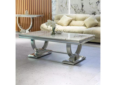 Mesa de café para adinerados Diseño de mesa de lujo Mesas de diseño Muebles de lujo Mesa auxiliar