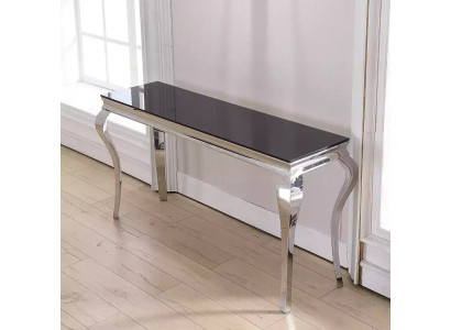 Mueble aparador de metal acero inoxidable mesas consola lujo muebles de roble