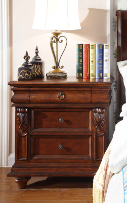 Mesitas de noche diseño moderno muebles lujo elegante hermoso dormitorio.