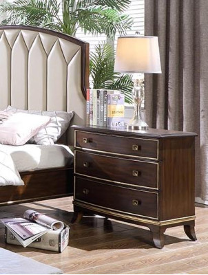 Cama 2x Mesitas de noche Cómoda Conjunto de dormitorio Diseño Lujo nuevo 4 piezas