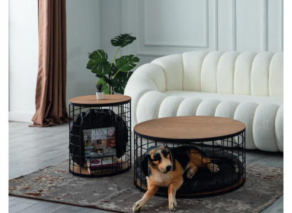 Diseño conjunto 2x Mesa de centro Perrera Muebles de lujo para sala de estar Mesas de centro