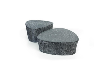 Mesas de centro Mesa de lujo de madera Consolas de mesa Conjunto de muebles de diseño 2 piezas
