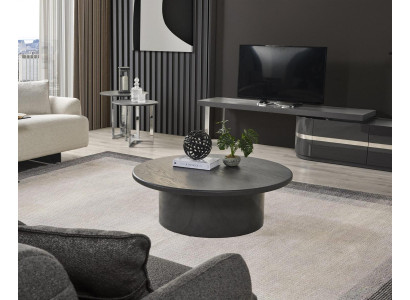 Mesa de centro mesita de noche mesa de sala de estar Gris Madera Diseño Muebles