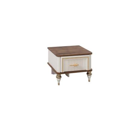 Mesita de noche habitación infantil consolas de noche consolas madera moderna beige mesa