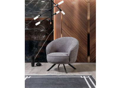 Sala de estar moderna gris sillón diseño muebles de lujo muebles tapizados nuevo.