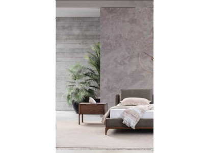 Dormitorio conjunto marrón madera mesitas de noche modernas muebles de mesita de noche de madera maciza