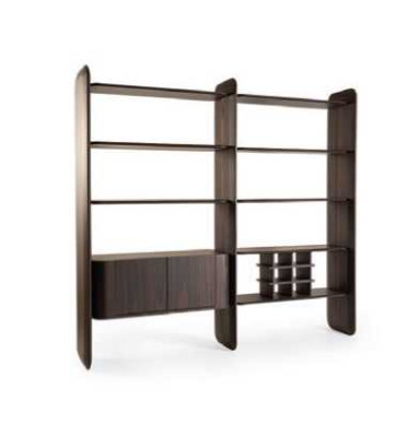 Estantería de madera estantería armario Oficina configuración diseñador moderno dividir estantes