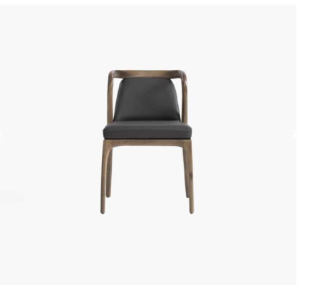 Silla de lujo para comedor Silla tapizada Sillas de madera Muebles de madera maciza
