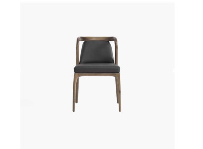 Silla de lujo para comedor Silla tapizada Sillas de madera Muebles de madera maciza