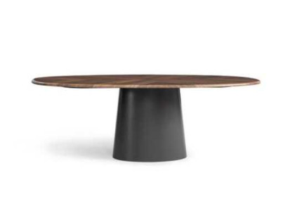 Mesa de comedor marrón Mesas de comedor modernas de lujo Mesa de diseño elegante