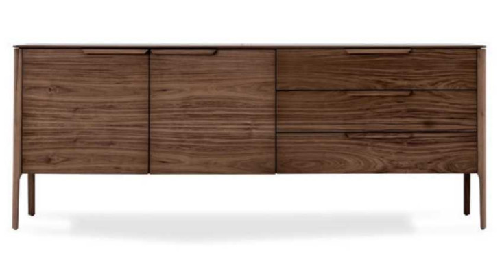 Sideboard Design Beige Conjunto de comedor de lujo Cómoda con tableros de madera