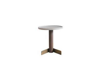 Mesa auxiliar Muebles de salón Diseñador Marrón Elegante mesa de madera