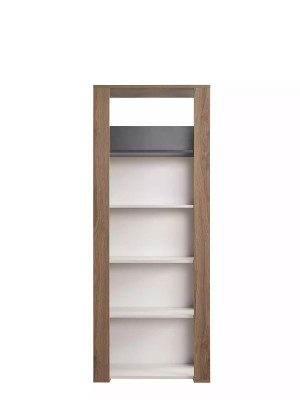 Mesa de escritura para niños Escritorio Librero de madera Marrón Juego de 3 piezas Silla