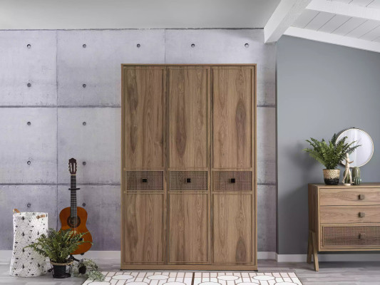 Armario Armario Armario de madera Muebles de dormitorio Madera Marrón Nuevo