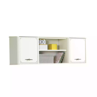 2 piezas escritorio de madera blanco estantería para libros para habitación de niños.