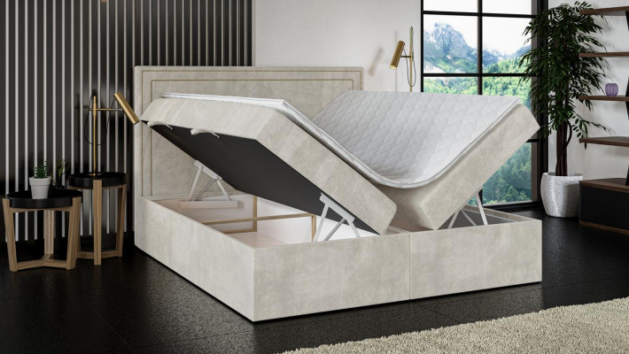 Cama moderna tapizada diseño de lujo muebles dobles dormitorio muebles de cama boxspring.