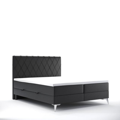 Dormitorio Cama Muebles de lujo Tapicería Tela Diseño moderno Cama boxspring