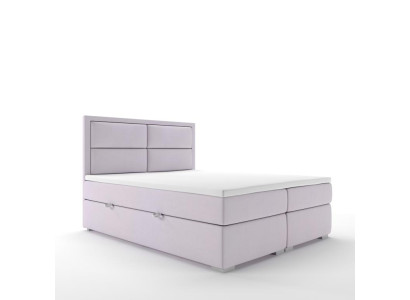 Cama de lujo para dormitorio cama doble Cama tapizada de diseño moderno Muebles cama boxspring.