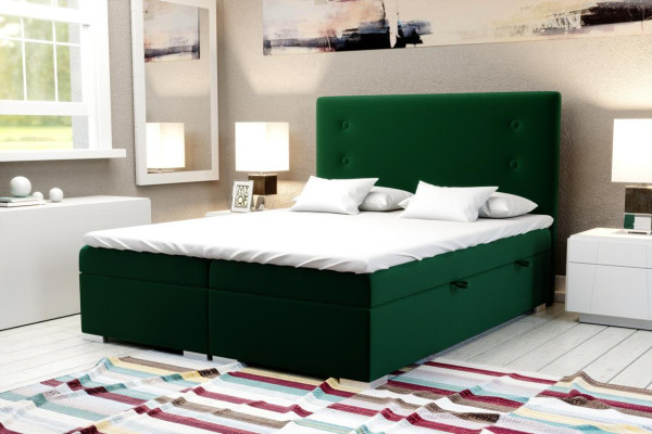 Dormitorio Cama Tapizado Diseño Moderno Lujo Cama Doble Beige Cama Boxspring