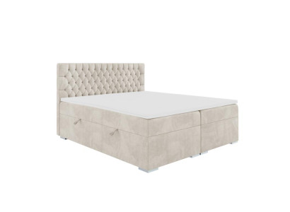 Chesterfield cama doble dormitorio lujo cama moderna Muebles cama de muelles box