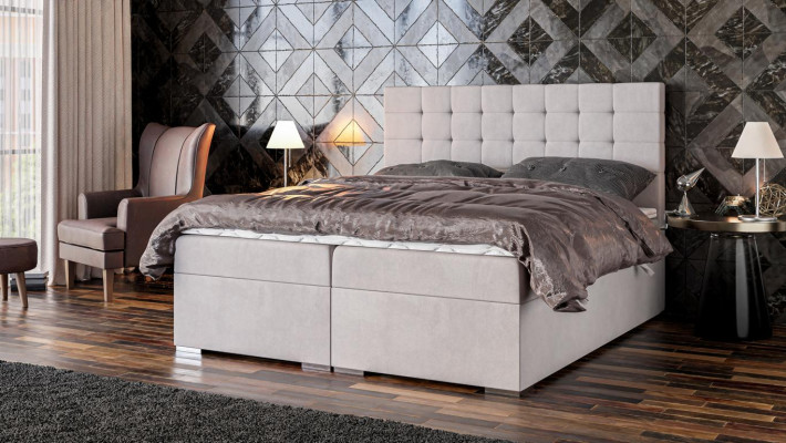 Cama Muebles Diseño Moderno Cama Doble Lujo Dormitorio Textil Cama Boxspring