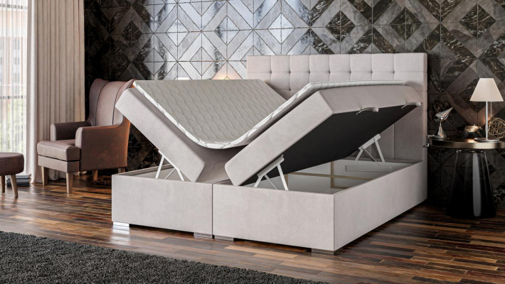 Cama Muebles Diseño Moderno Cama Doble Lujo Dormitorio Textil Cama Boxspring