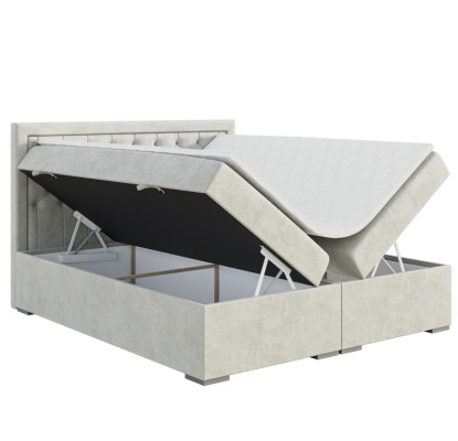 Dormitorio Cama Muebles de lujo Estilo Moderno Diseño de cama doble Boxspring