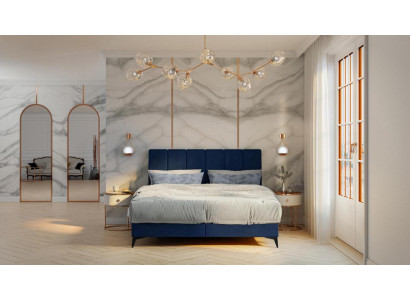 Cama moderna dormitorio diseñador cama doble cama boxspring cama tapizada