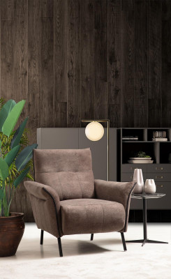 Sillón de lujo para sala de estar, nuevos muebles, asiento de diseñador, sillón tapizado moderno.