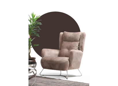 Muebles de lujo para sala de estar Sillón Diseñador moderno Textil Muebles Tapicería Tela