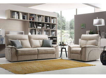 Juego de sala de estar Sofá de tres plazas Moderno Sillón Muebles de asiento Diseño Muebles tapizados