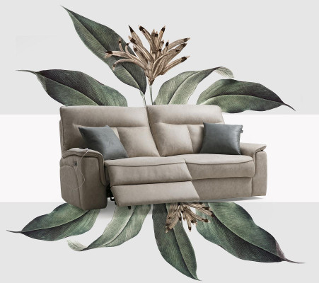 Juego de sala de estar Sofá de tres plazas Moderno Sillón Muebles de asiento Diseño Muebles tapizados
