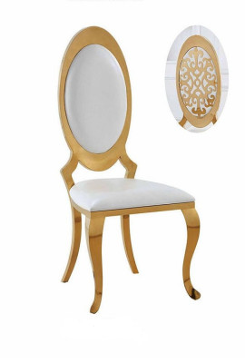 Silla de diseño silla tapizada de madera Sillas clásicas de lujo de tela textiles.