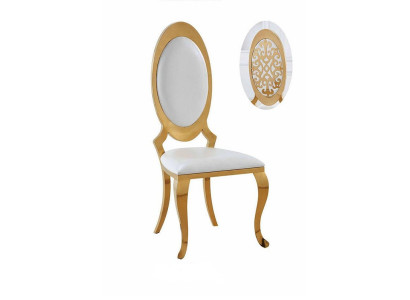 Silla de diseño silla tapizada de madera Sillas clásicas de lujo de tela textiles.