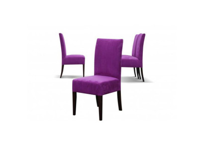 Silla de Chesterfield de cuero de tela de butacas de silla de tela de madera real nuevo PROSTE 98