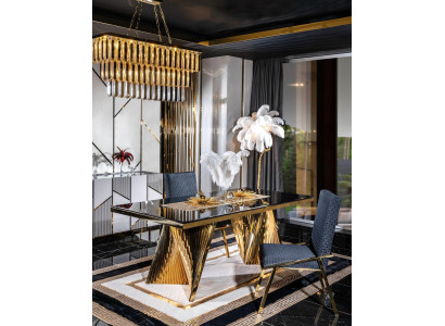 Mesa de comedor completa Conjunto de comedor Mesa 4x Silla Mesas Grupo de comedor